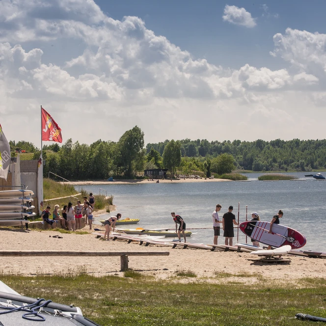 Wassersportstation am Schladitzer See - Leipziger Neuseenland