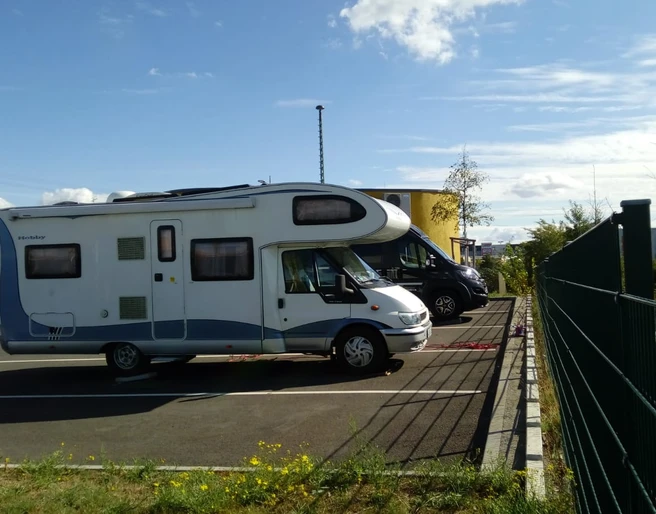 Wohnmobilstellplatz Parken "Am Goldstück" Leipzig © 4S BusPort GmbH