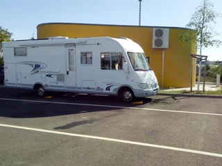 Wohnmobilstellplatz Parken "Am Goldstück" Leipzig © 4S BusPort GmbH