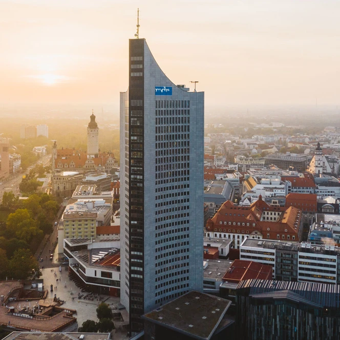 City-Hochhaus am Augustusplatz - Aussichtspunkte in Leipzig