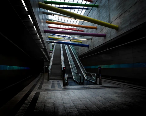 City Tunnel am Bayerischen Bahnhof - Anreise nach Leipzig