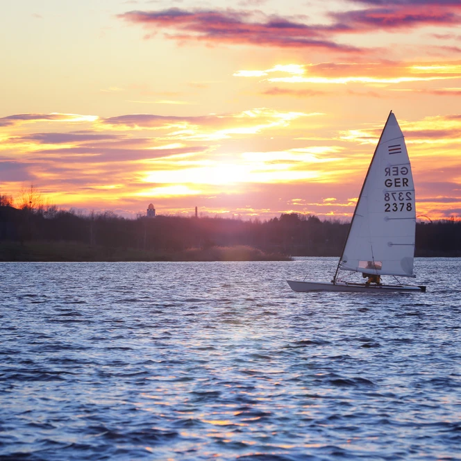 Segeln am Cospudener See - Leipziger Neuseenland © Philipp Kirschner