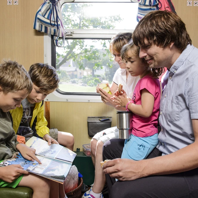 Ausflug mit der Schmalspurbahn "Wilder Robert" - Urlaub in der Region Leipzig