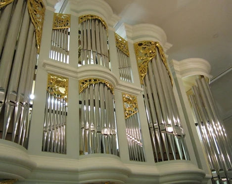 Orgel in der Martin-Luther-Kirche in Markkleeberg