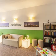 Lobby im Hotel Markgraf - Unterkunft in Leipzig