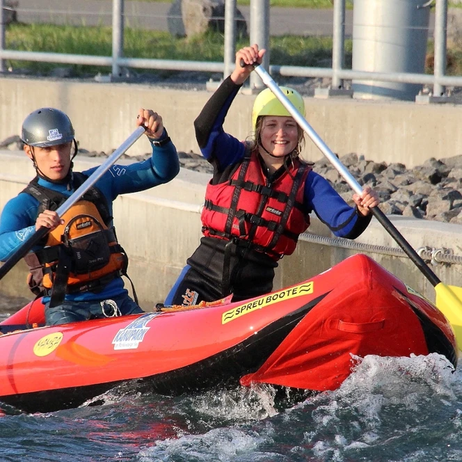 DUO-Rafting im Kanupark Markkleeberg - Wassersport in Leipzig und Region