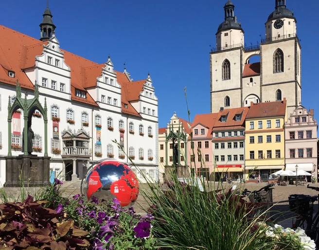 Marktplatz in Wittenberg