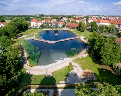 Ökobad Lindenthal von Oben