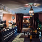 Salon Casablanca - Gastronomie in Leipzig Blick auf den Innenbereich des Lokals, restaurant, gastronomie, kulinarik
