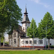 Schrebers Restaurant und Biergarten - Gastronomie in Leipzig Blick auf Schrebers Restaurant mit Biergarten, Gastronomie in Leipzig, Freisitz, Kleingarten