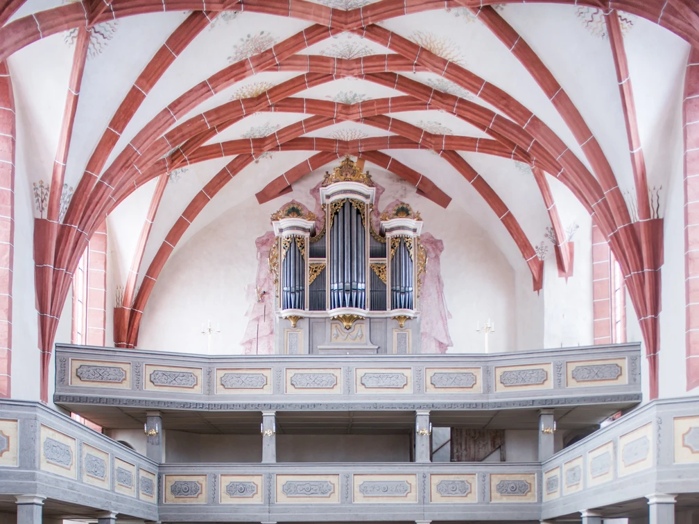 Silbermann-Orgel in der St. Marienkirche Rötha