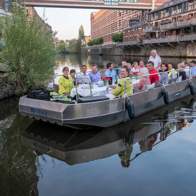 Captain's Dinner auf den Leipziger Wasserstraßen - Wasserstadt Leipzig