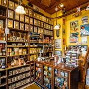 Tee Contor, Kassenbereich