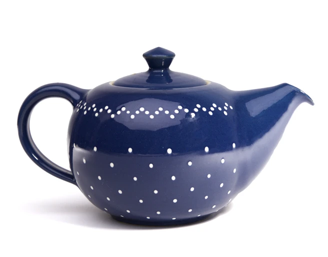 Töpferhaus Arnold Teekanne in Kohren-Blau - Regionale Produkte aus Leipzig