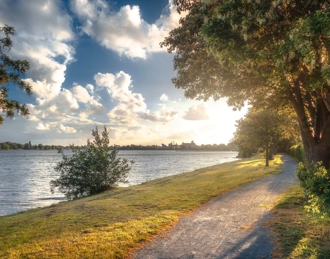 Blick auf den Banter See