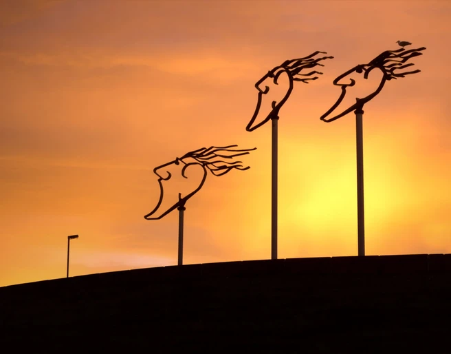 Die Windwächter am Südstrand