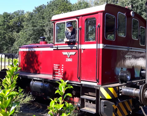 Fahrt mit dem Bispinger Heide-Express