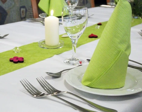 gedeckter Tisch