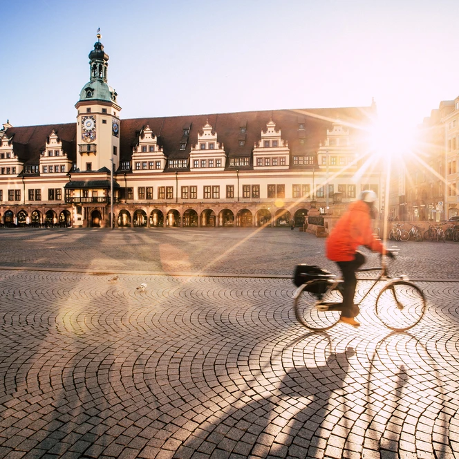 Marktplatz Leipzig mit dem Alten Rathaus und | Leipzig Convention Bureau