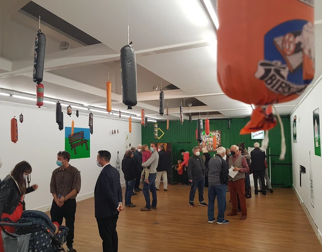 Kunsthalle Willingshausen mit der Ausstellung "Schnaps oder Chopin"