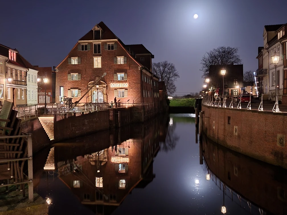 Museum Schwedenspeicher im Mondlicht Museum Schwedenspeicher im Mondlicht