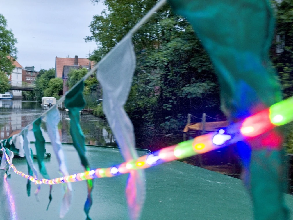 Lichterfahrt auf der Medem