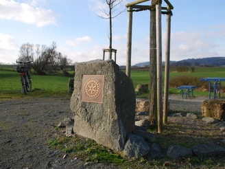 Radrastplatz zwischen Korbach und Berndorf