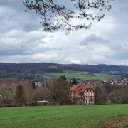 Blick auf Oberaula und zum Eisenberg