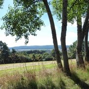 Pilgern mit Blick ins Fuldatal