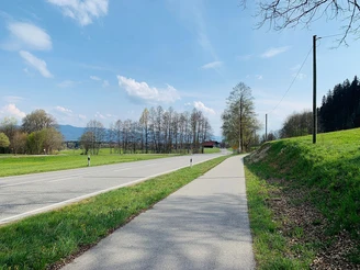 Blick auf das Voralpenland