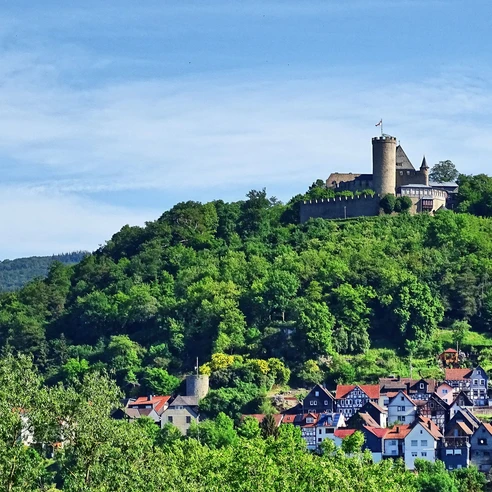 Blick auf Schloss Biedenkopf