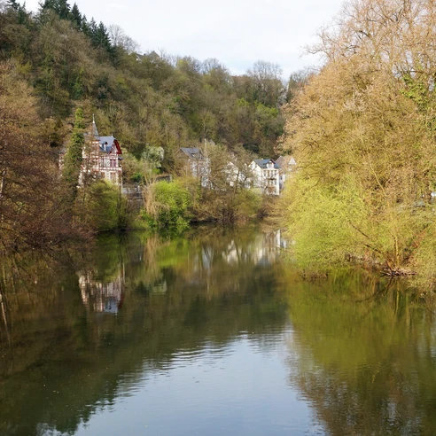 Die Lahn bei Weilburg