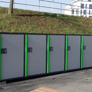 Fahrradboxen am Haarplatz