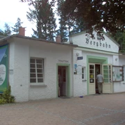 Die Bergbahnstation.