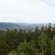 Aussicht von der Wernigeröder Bank.