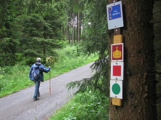 The pilgrimage route "VIA ROMEA"