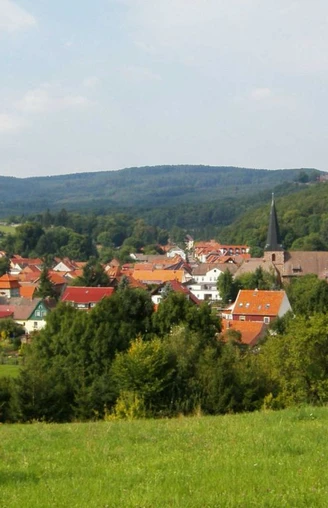 View over Neustadt im Harz