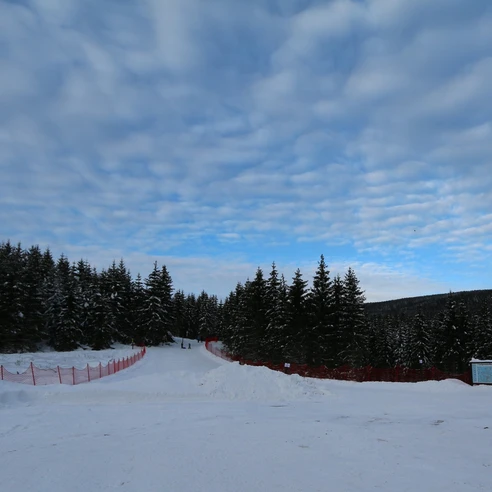 Rodelbahn am Parkplatz am Winterbergtor