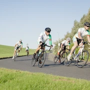 Rennradfahrer im Cuxland