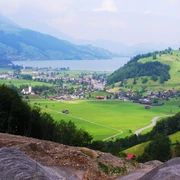Giswil vom Aufstieg zum Lungerersee