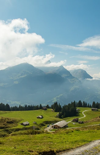 Gewaltige Aussicht ins Haslital.
