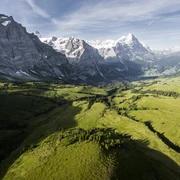 Blick auf Grindelwald