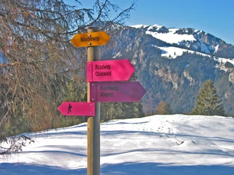Sentiers de randonnée hivernale Springenboden