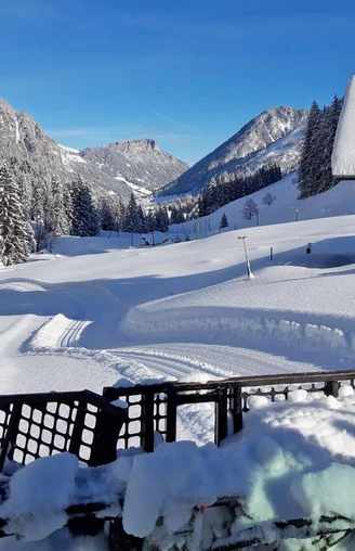 Loipenchef René sorgt stets fürs frisch präparierte Loipen