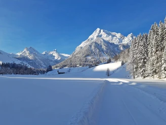 Langlaufen mit atemberaubender Aussicht