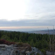 Der Acker mit seinen bizarren Felsformationen