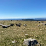 Aussicht vom Brocken nach Süden