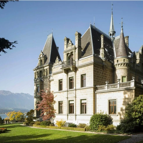 Château Hünegg à Hilterfingen au bord du lac de Thoune