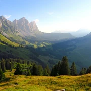 Ausblick vom Chalet du Soldat.