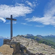 Das erreichte Ziel mit Gipfelkreuz